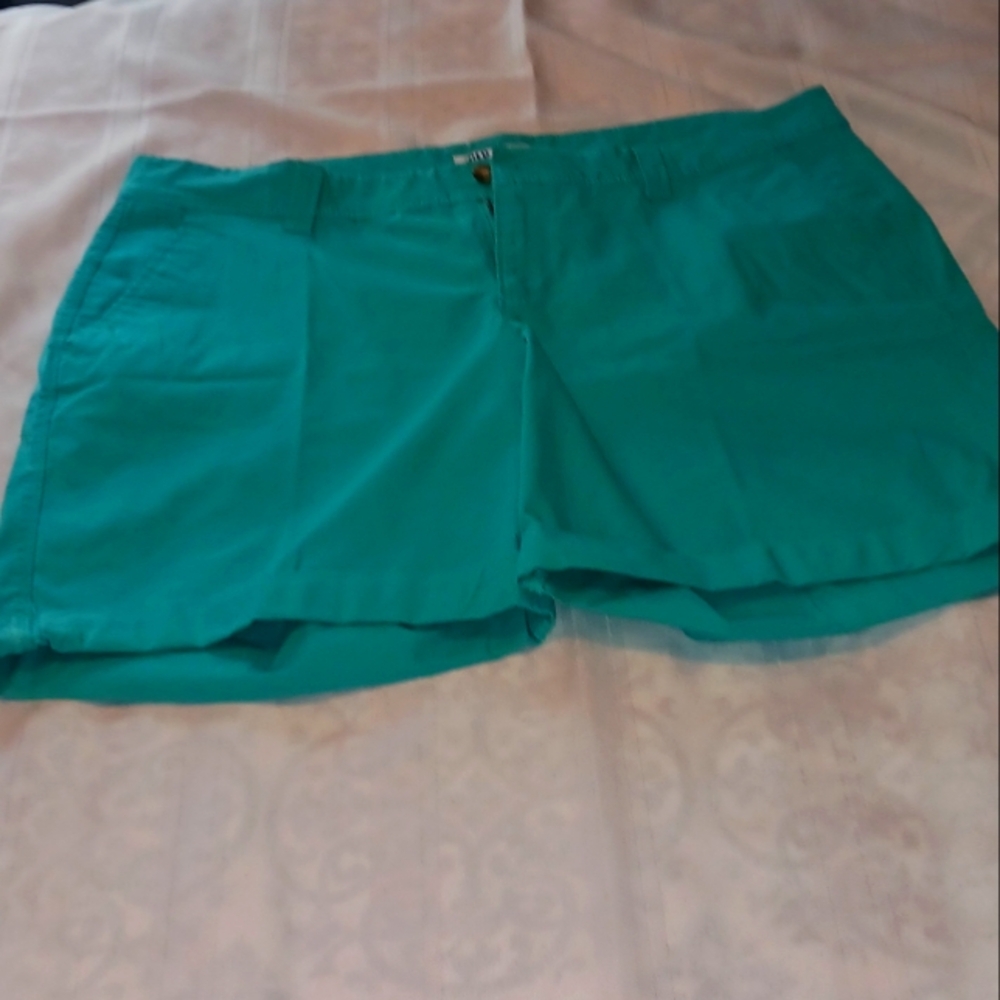 Old Navy Women's Teal Colored Shorts Size 14